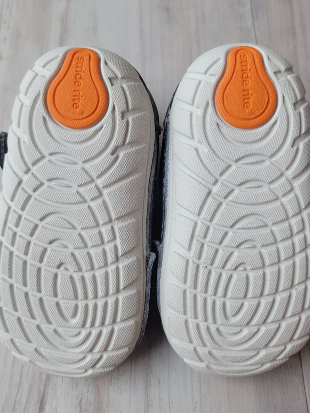 Stride Rite SM Turbo (Infant/Toddler) 4.5M Silver/Orange - Picture 3 of 6